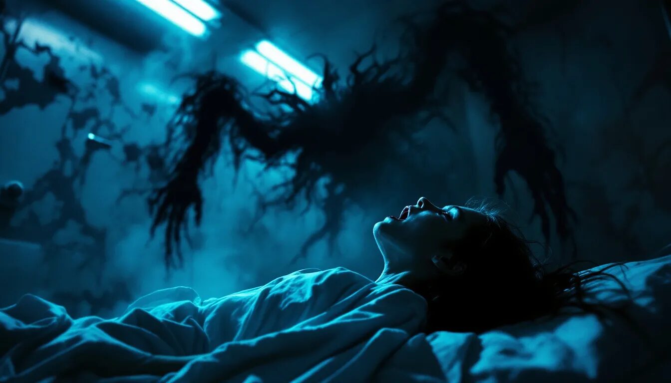 Iconic scenes from horror movies, including The Exorcism Scene.