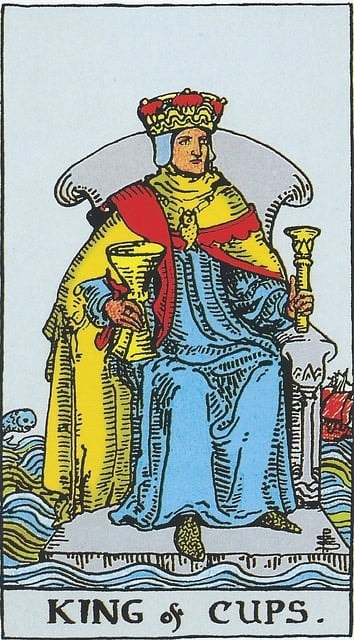 king of cups, tarot, card, minor arcana, rider-waite, cups, tarot card, divination, spirituality, occult, tarot, tarot, tarot, tarot, tarot, tarot card